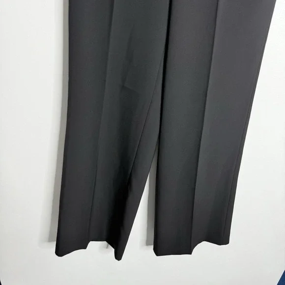 NWOT Ann Taylor The Wide Leg Pant in Fluid Crepe Black Size 4 Workwear - Picture 8 of 10